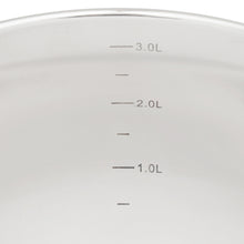 Laden Sie das Bild in den Galerie-Viewer, Daniks Classic Kochtopfset 6-tellig, aus Edelstahl, mit Glasdeckel, 2L+3L+4L