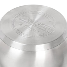 Laden Sie das Bild in den Galerie-Viewer, Daniks Classic Kochtopf aus Edelstahl mit Glasdeckel (6 L, Ø 24 cm)