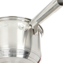 Laden Sie das Bild in den Galerie-Viewer, Daniks Standard Kasserolle aus Edelstahl mit Deckel (2 L, Ø 16 cm)